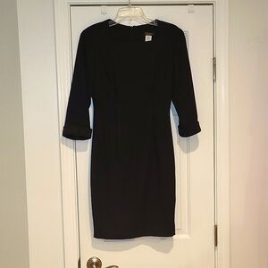 Althuser Black Dress, Pageant dress size 4, with embellishments,  black on black